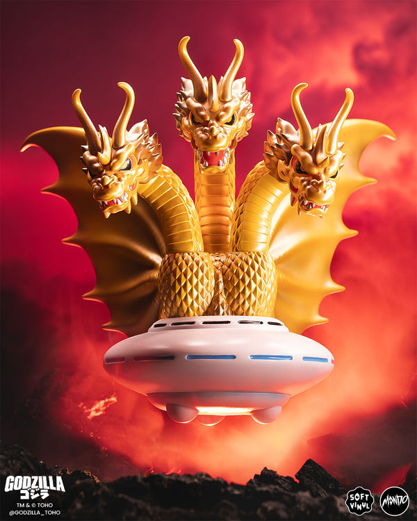 King Ghidorah UFO - Vinyl Designer Figure by Octeel - Invasion of Astro-Monster Variant