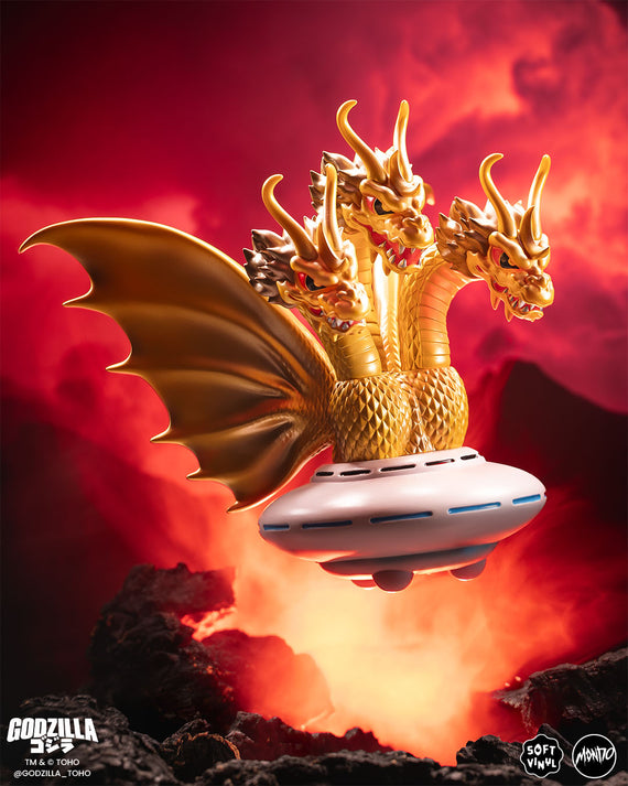 King Ghidorah UFO - Vinyl Designer Figure by Octeel - Invasion of Astro-Monster Variant