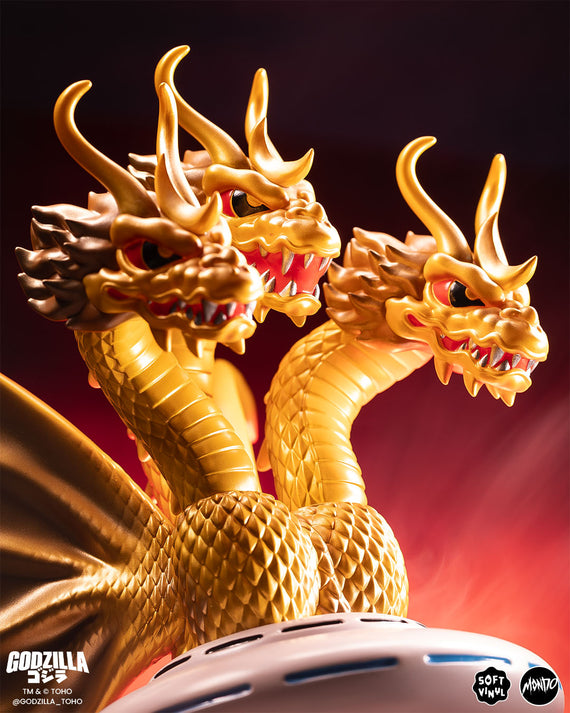 King Ghidorah UFO - Vinyl Designer Figure by Octeel - Invasion of Astro-Monster Variant