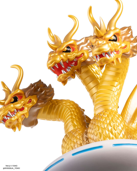 King Ghidorah UFO - Vinyl Designer Figure by Octeel - Invasion of Astro-Monster Variant