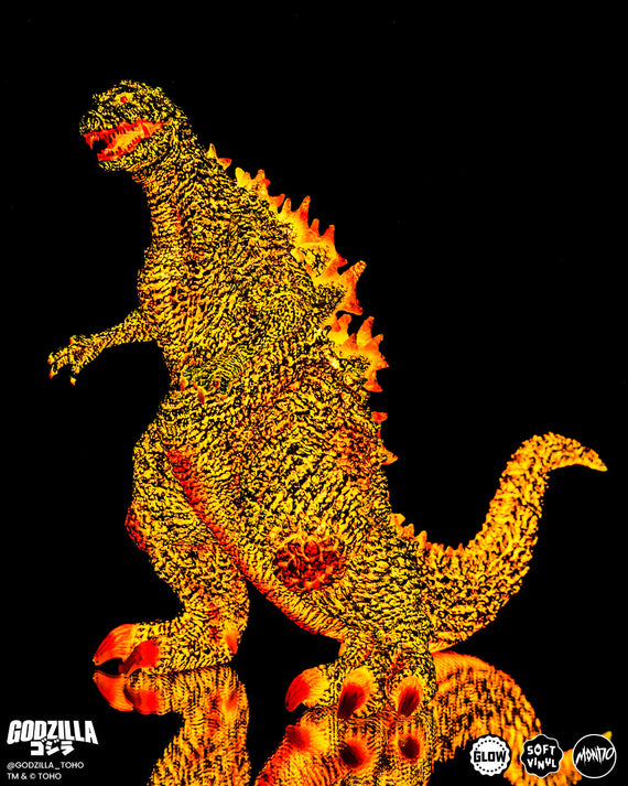 Godzilla - Vinyl Designer Figure by Tanaka Studio - Burning Variant