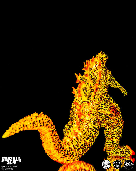 Godzilla - Vinyl Designer Figure by Tanaka Studio - Burning Variant