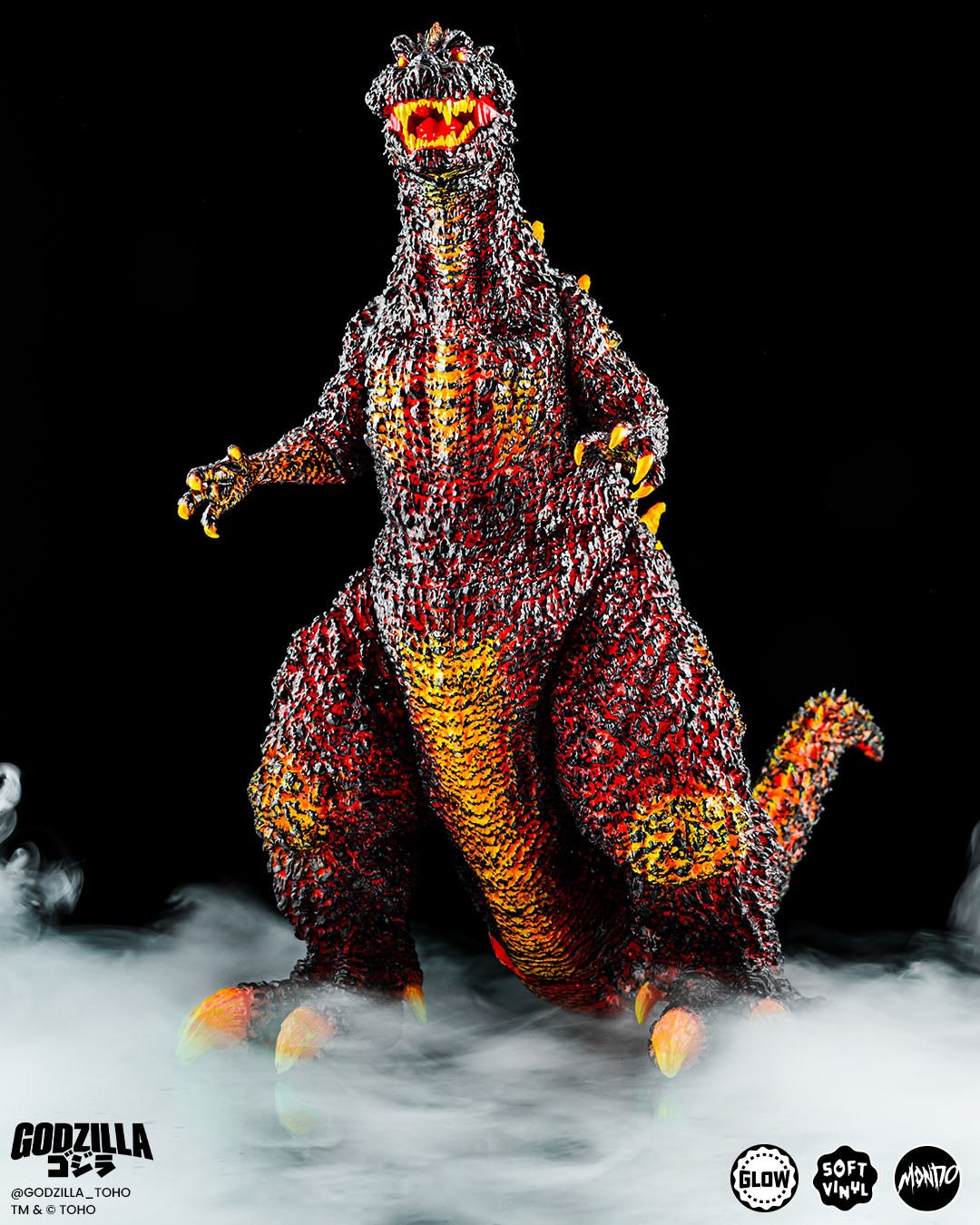 Godzilla - Vinyl Designer Figure by Tanaka Studio - Burning