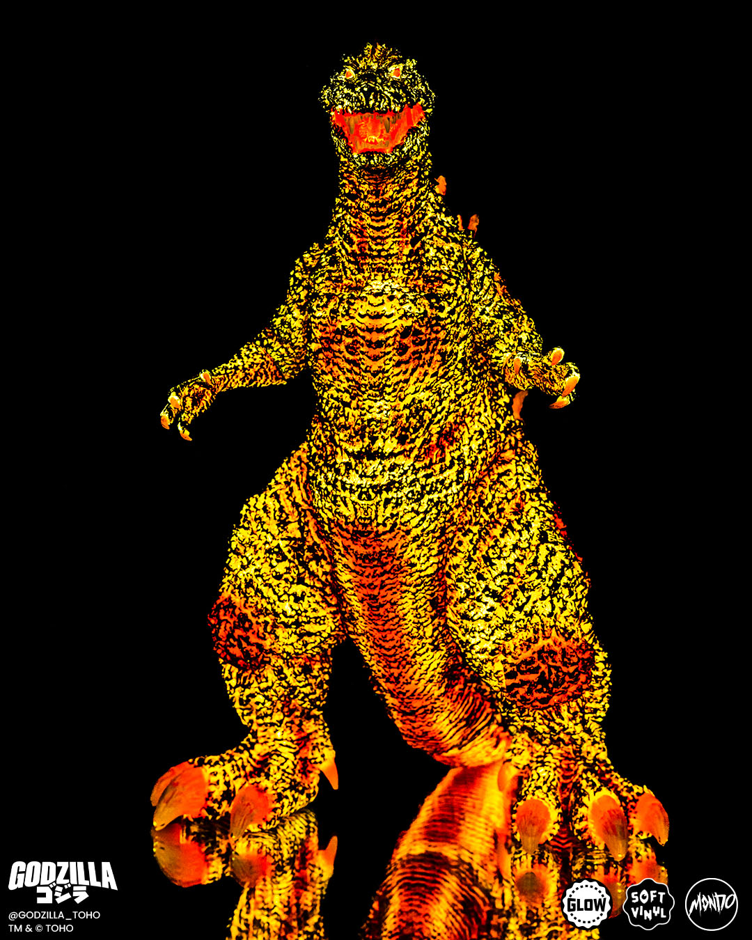 Godzilla - Vinyl Designer Figure by Tanaka Studio - Burning
