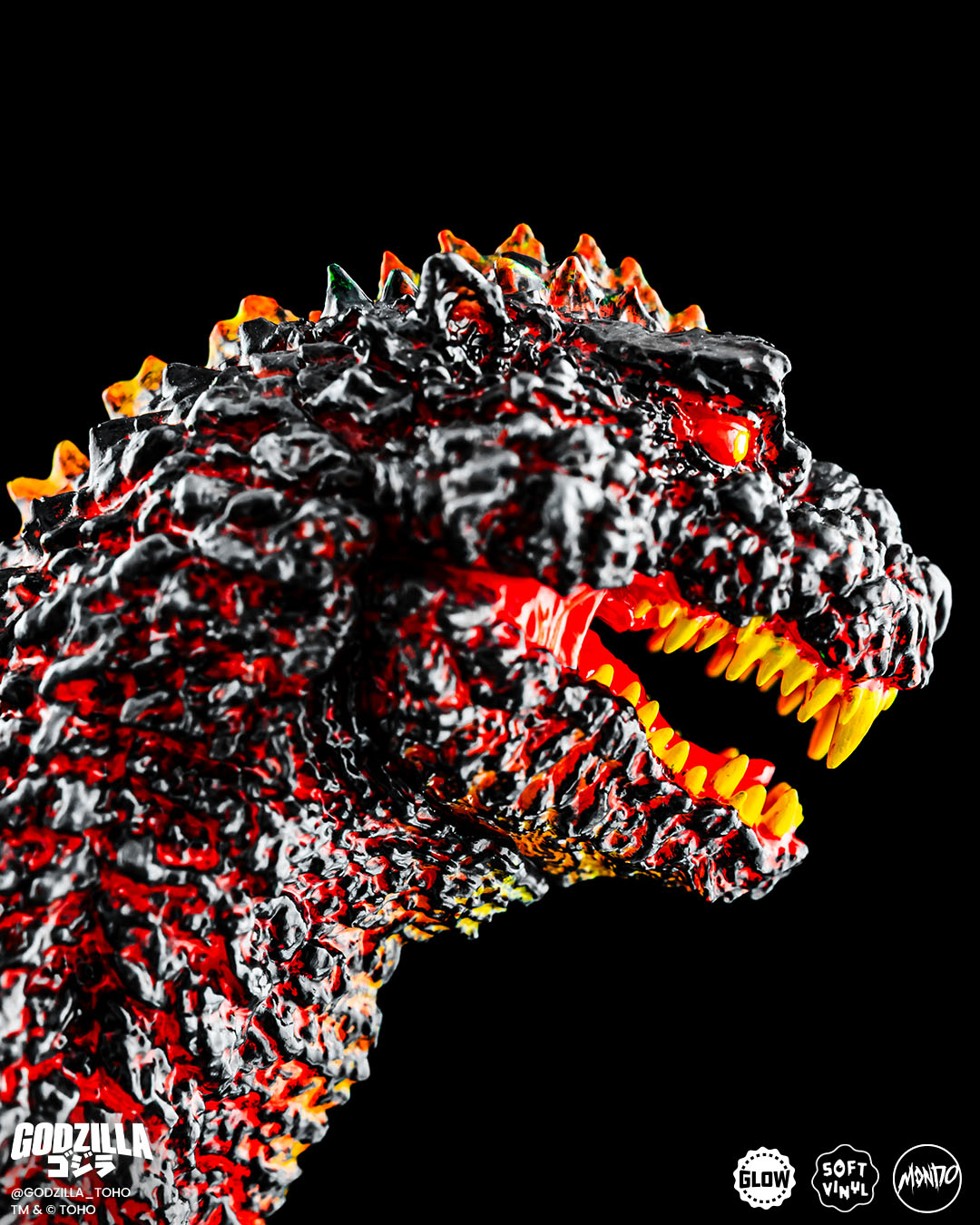 Godzilla - Vinyl Designer Figure by Tanaka Studio - Burning