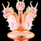 King Ghidorah UFO - Vinyl Designer Figure by Octeel - Cherry Blossom Glow in the Dark Variant