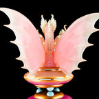 King Ghidorah UFO - Vinyl Designer Figure by Octeel - Cherry Blossom Glow in the Dark Variant