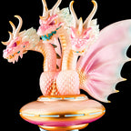 King Ghidorah UFO - Vinyl Designer Figure by Octeel - Cherry Blossom Glow in the Dark Variant