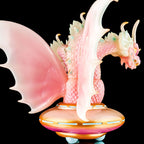 King Ghidorah UFO - Vinyl Designer Figure by Octeel - Cherry Blossom Glow in the Dark Variant