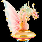 King Ghidorah UFO - Vinyl Designer Figure by Octeel - Cherry Blossom Glow in the Dark Variant