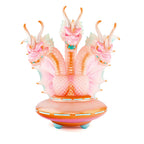 King Ghidorah UFO - Vinyl Designer Figure by Octeel - Cherry Blossom Glow in the Dark Variant