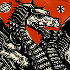 Godzilla and King Ghidorah on Planet X Poster Set