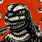Godzilla and King Ghidorah on Planet X Poster Set