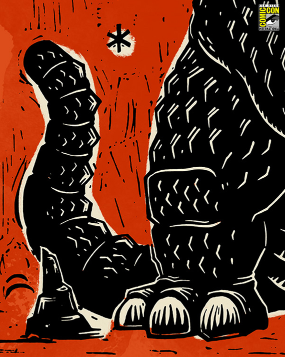 Godzilla and King Ghidorah on Planet X Poster Set