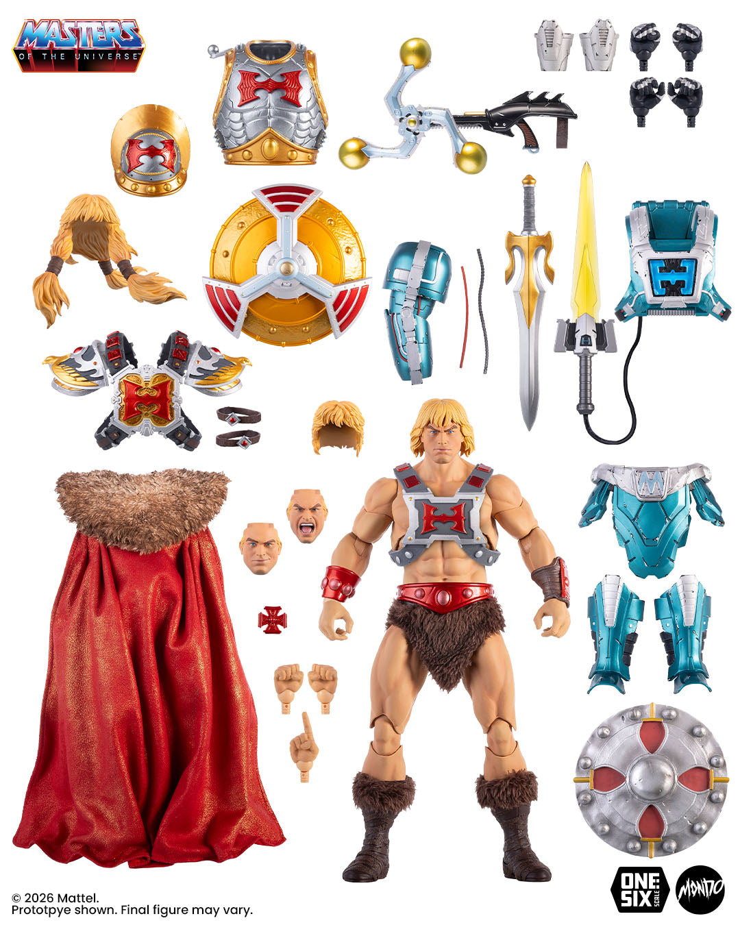 Masters of the Universe - He-Man Deluxe 2.0 1/6 Scale Figure