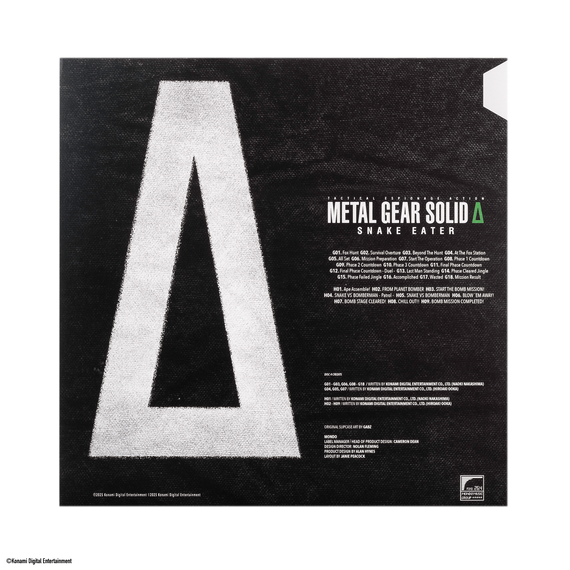 METAL GEAR SOLID Δ: SNAKE EATER - Original Video Game Soundtrack 4XLP