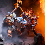 Masters of the Universe 200X - Ice Armor He-Man and Fire Armor Skeletor 1/12 Scale Figure Set