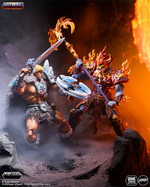 Masters of the Universe 200X - Ice Armor He-Man and Fire Armor Skeletor 1/12 Scale Figure Set