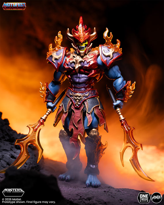 Masters of the Universe 200X - Ice Armor He-Man and Fire Armor Skeletor 1/12 Scale Figure Set