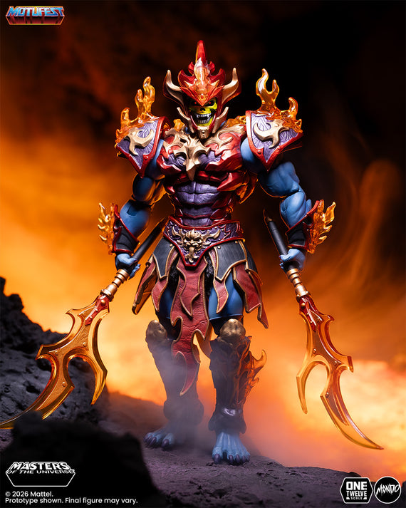 Masters of the Universe 200X - Ice Armor He-Man and Fire Armor Skeletor 1/12 Scale Figure Set