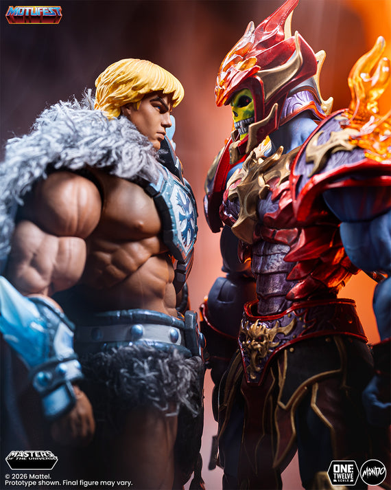 Masters of the Universe 200X - Ice Armor He-Man and Fire Armor Skeletor 1/12 Scale Figure Set