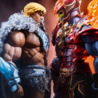 Masters of the Universe 200X - Ice Armor He-Man and Fire Armor Skeletor 1/12 Scale Figure Set