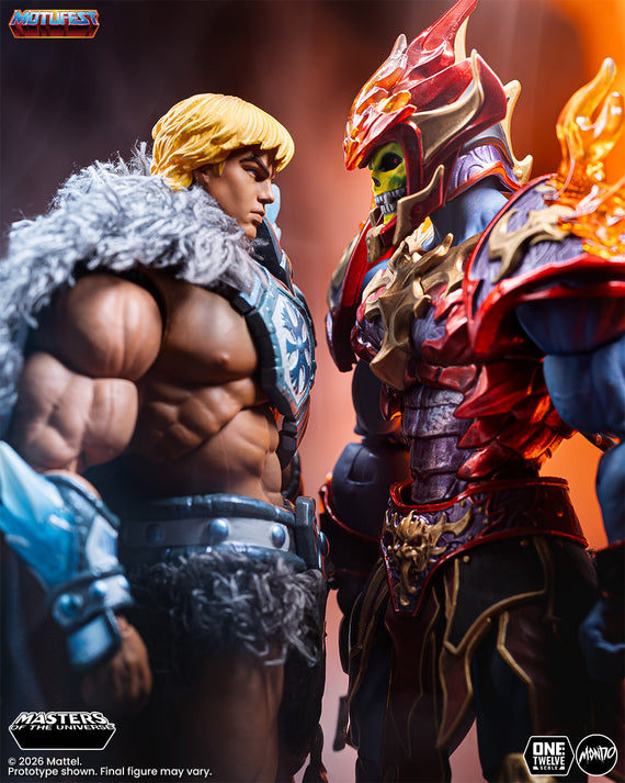 Masters of the Universe 200X - Ice Armor He-Man and Fire Armor Skeletor 1/12 Scale Figure Set