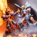 Masters of the Universe 200X - Ice Armor He-Man and Fire Armor Skeletor 1/12 Scale Figure Set