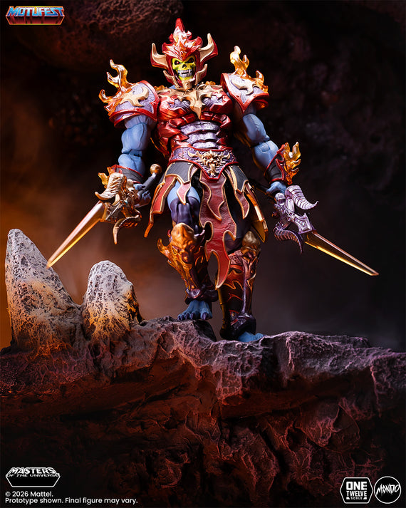 Masters of the Universe 200X - Ice Armor He-Man and Fire Armor Skeletor 1/12 Scale Figure Set