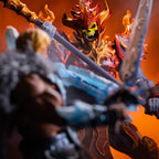 Masters of the Universe 200X - Ice Armor He-Man and Fire Armor Skeletor 1/12 Scale Figure Set