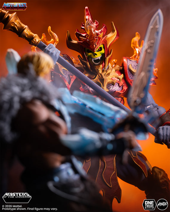Masters of the Universe 200X - Ice Armor He-Man and Fire Armor Skeletor 1/12 Scale Figure Set