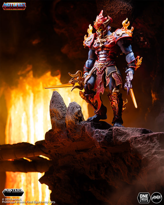 Masters of the Universe 200X - Ice Armor He-Man and Fire Armor Skeletor 1/12 Scale Figure Set