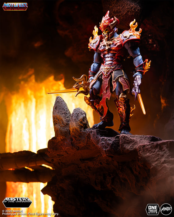 Masters of the Universe 200X - Ice Armor He-Man and Fire Armor Skeletor 1/12 Scale Figure Set