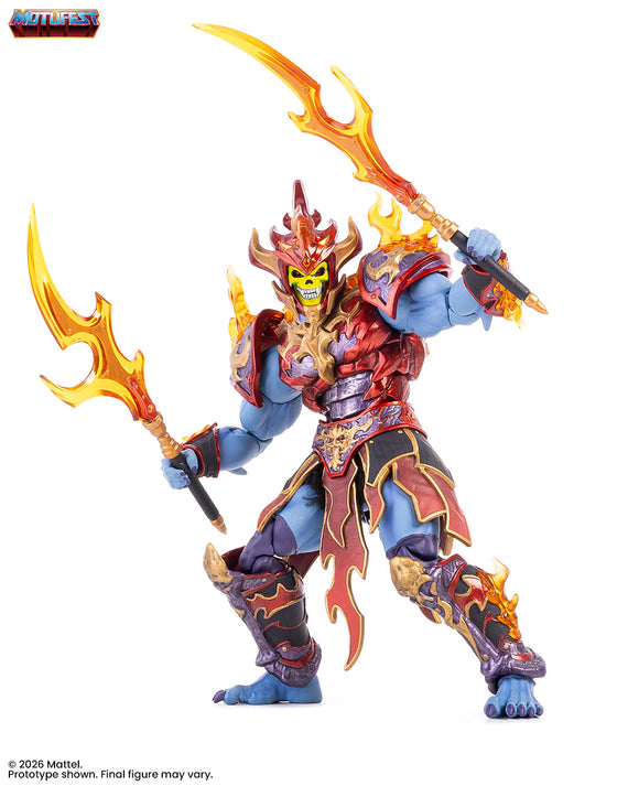Masters of the Universe 200X - Ice Armor He-Man and Fire Armor Skeletor 1/12 Scale Figure Set