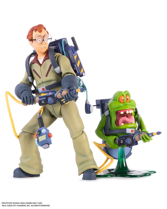 The Real Ghostbusters - Louis Tully & Grundel 1/12 Scale Figure Set - Timed Edition