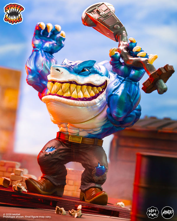 Street Sharks - Ripster Soft Vinyl Figure - Shark Bait Variant