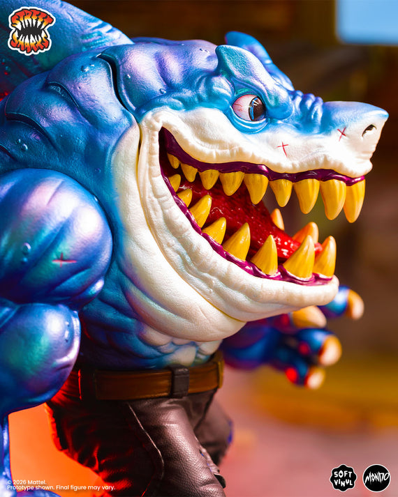 Street Sharks - Ripster Soft Vinyl Figure - Shark Bait Variant
