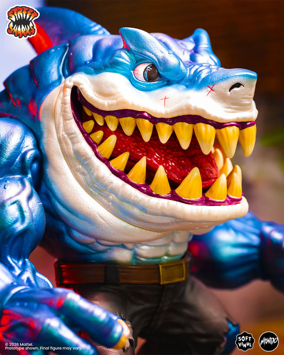 Street Sharks - Ripster Soft Vinyl Figure - Shark Bait Variant