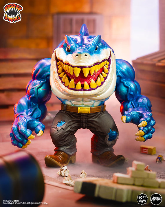Street Sharks - Ripster Soft Vinyl Figure - Shark Bait Variant