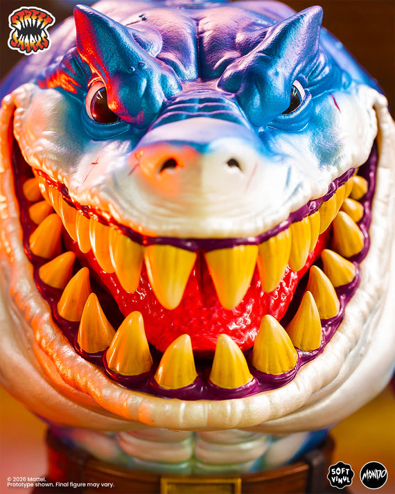 Street Sharks - Ripster Soft Vinyl Figure - Shark Bait Variant