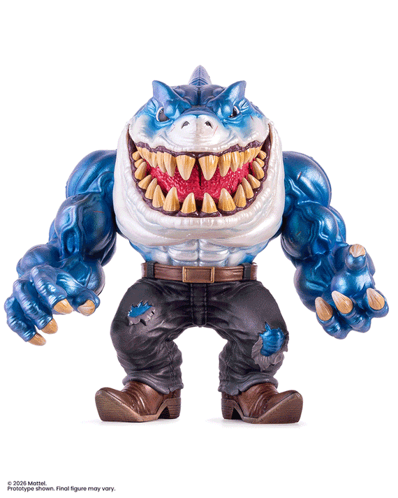 Street Sharks - Ripster Soft Vinyl Figure - Shark Bait Variant