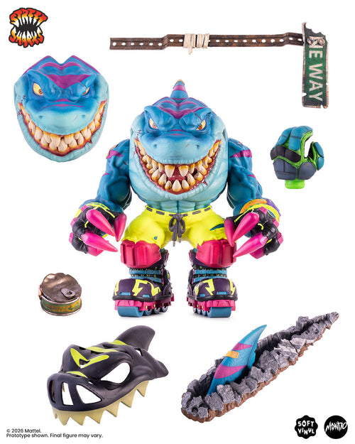 Street Sharks - Streex Soft Vinyl Figure