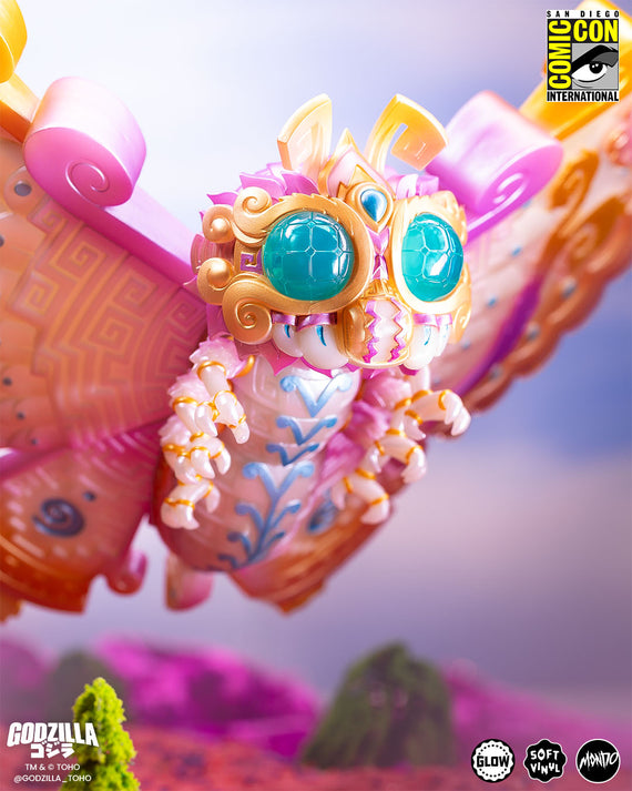 Mothra - Vinyl Designer Figure by Urban Aztec - Cherry Blossom Glow in the Dark Variant