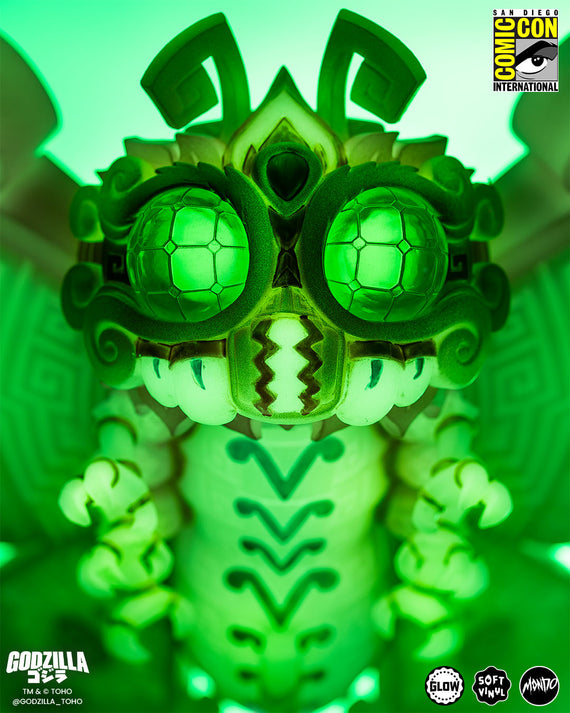 Mothra - Vinyl Designer Figure by Urban Aztec - Cherry Blossom Glow in the Dark Variant