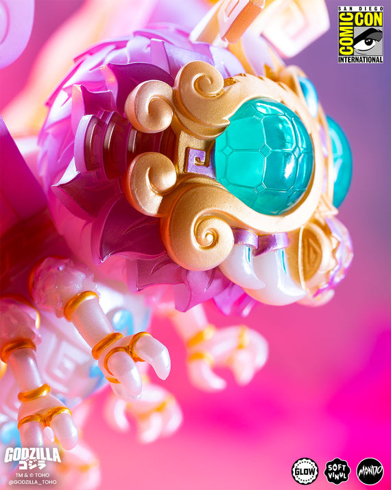 Mothra - Vinyl Designer Figure by Urban Aztec - Cherry Blossom Glow in the Dark Variant