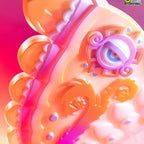 Mothra - Vinyl Designer Figure by Urban Aztec - Cherry Blossom Glow in the Dark Variant