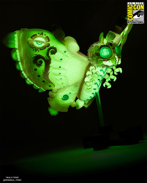 Mothra - Vinyl Designer Figure by Urban Aztec - Cherry Blossom Glow in the Dark Variant