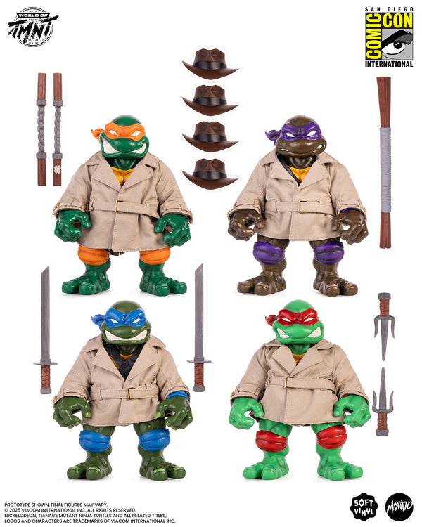 Teenage Mutant Ninja Turtles - Undercover Turtles Soft Vinyl Figures 4-Pack