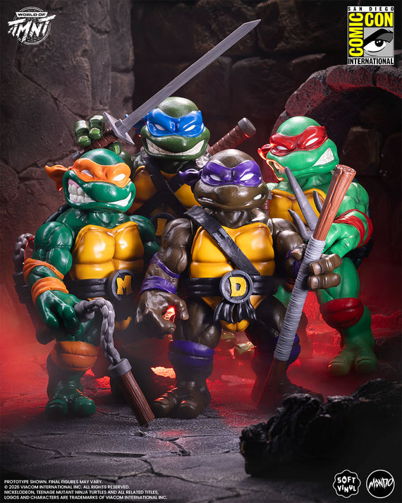 Teenage Mutant Ninja Turtles - Undercover Turtles Soft Vinyl Figures 4-Pack