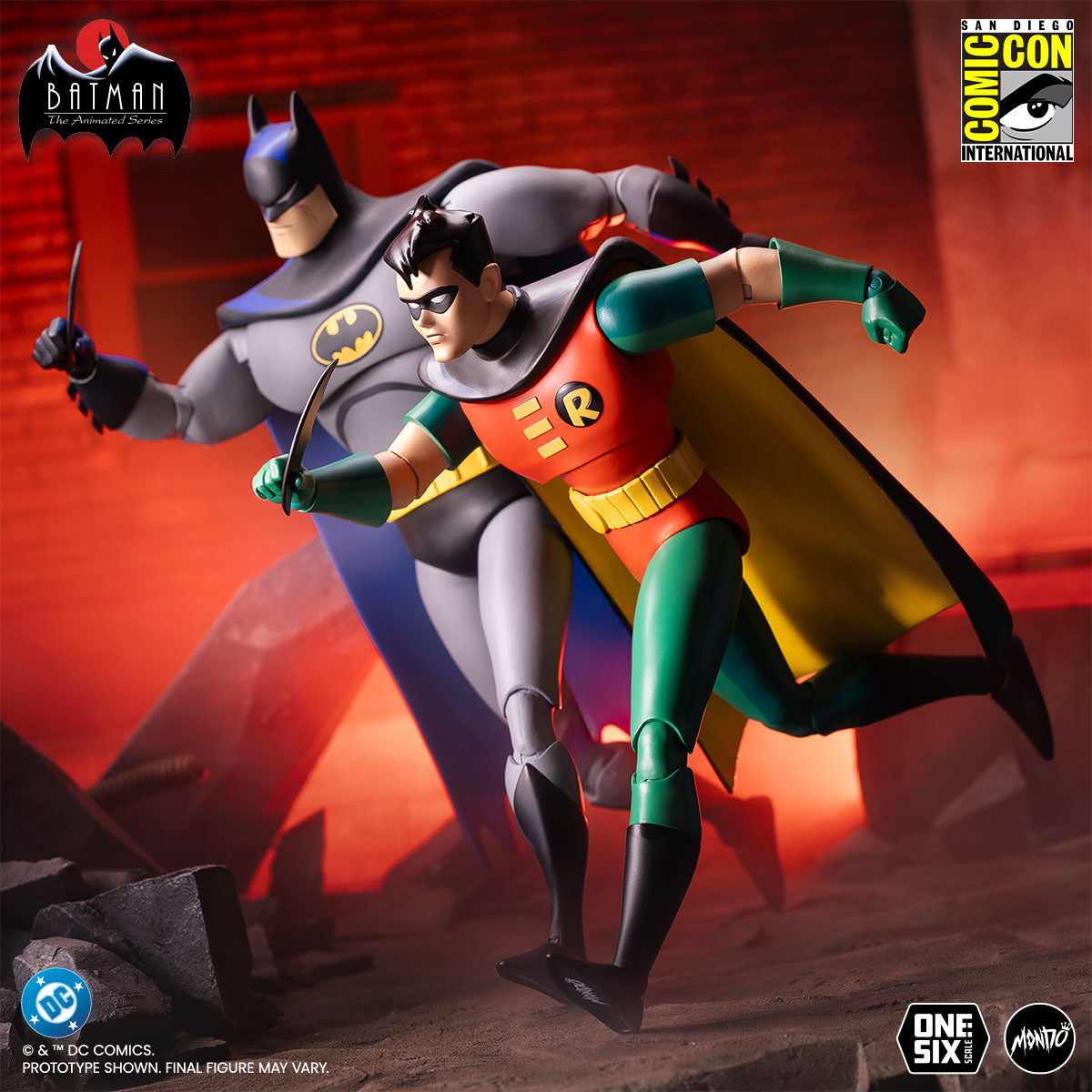 MCFARLANE TOYS BATMAN THE ANIMATED SERIES ROBIN BAF CONDIMENT KING New MCFARLANE TOYS BATMAN THE ANIMATED SERIES ROBIN BAF CONDIMENT KING New